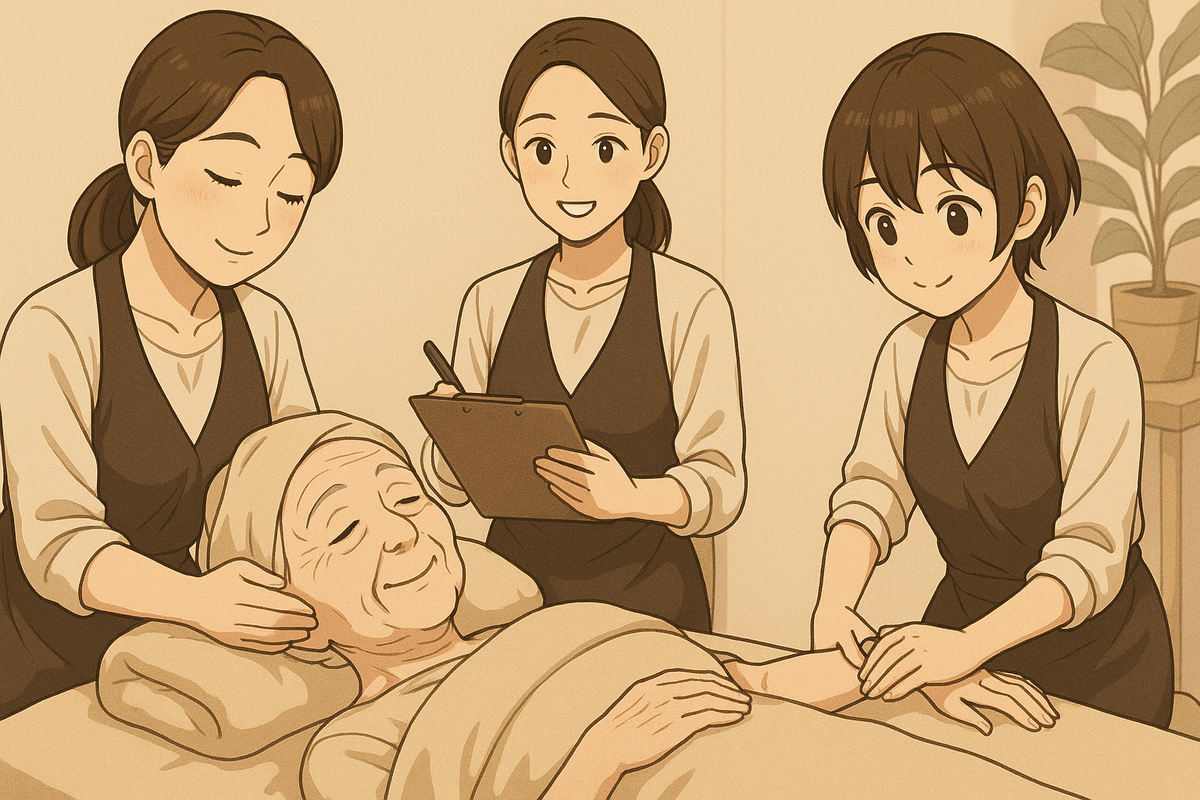 癒しの訪問美容サービスを提供するソアルドボーテの大分県全域対応の高齢者介護美容.